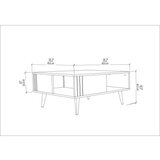 Woody Fashion Ronas - White White Coffee Table Cene