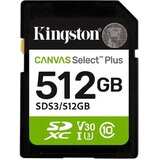 Kingston canvas select plus sd 512gb class10 uhs-i (sds3/512gb) spominska kartica Cene