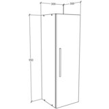 MID.YOU Viseča Omara Arila Xl, Siva | Shoptok.si