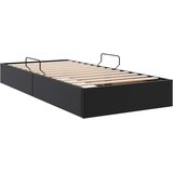  Otomanski krevet s pohranom Crna 100 x 200 cm Lažna koža | shoptok.hr