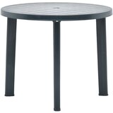 vidaXL Vrtna miza zelena 89 cm plastika, (20625165) | Shoptok.si