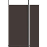 Sobna pregrada s 3 panela smeđa 150x220 cm od tkanine | shoptok.hr