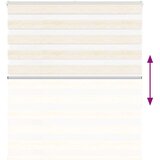 vidaXL zebra senčilo bež marmor 120x150 cm tkanina širina 115,9 cm | Shoptok.si