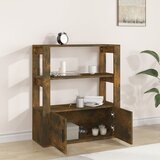  Komoda boja dimljenog hrasta 80x30x90 cm od konstruiranog drva | shoptok.hr