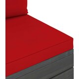  Garnitura iz palet 2-delna z blazinami trdna borovina | Shoptok.si