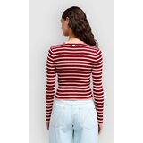 Rvca Bambi Stripe Long Sleeve T-Shirt brick red | Shoptok.si