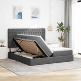  s od storage s uzglavljem Tamnosiva 180 x 200 cm Tkanina | shoptok.hr