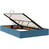 Krevet s madracem i skladištem Plava 120 x 190 cm Baršun | shoptok.hr