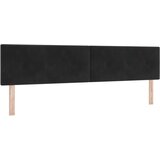 Krevet s od storage s uzglavljem Crna 200 x 200 cm Baršun Cijene