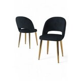 Hanah home set stolica (6 komada) pane anthracite gold Cene