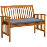  Klupa s jastukom 119 cm od masivnog bagremovog drva Cijene
