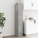 Ormarić za lijekove boja betona 30x41x174,5cm konstruirano drvo | shoptok.hr