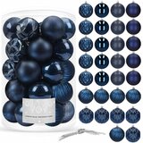  Set Božićnih Kuglica za Ukrasiti Božićno Drvo, 8 cm, 30 komada | shoptok.hr