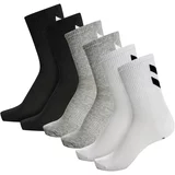 Hummel Športne nogavice 'CHEVRON' pegasto siva / črna / bela