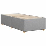  Okvir kreveta bez madraca svjetlosivi 90x200 cm od tkanine | shoptok.hr