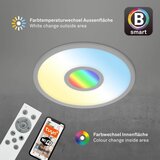 BRILO LED RGB prigušiva plafonska LED lampa CENTRO LED/24W/230V Wi-Fi Tuya + daljinski upravljač | Eponuda.com