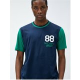 Koton College T-Shirt Printed Crew Neck Short Sleeve Cotton Cene