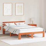 vidaXL Okvir Kreveta od Borovine Mali smeđi Masivna borovina 140 x 200 cm | shoptok.hr