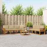  Set vanjskih sofa 8 kom. Prirodna i bež | shoptok.hr