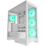  Kućište gaming RAMPAGE HYDRA V2 WHITE Type-C+USB3.0 4*ARGB Infinity Fan+Hub E-ATX Exclusive Gaming, 39990 | Eponuda.ba