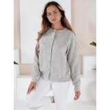 DStreet Damski sweter zapinany SELINA szary | Shoptok.si