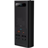 Baseus avtomobilski pretvornik napetosti 12V - 220V igbt 300W (cn/eu vtič) črn, (21327606) Cene
