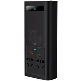 avtomobilski pretvornik napetosti 12V - 220V igbt 300W (cn/eu vtič) črn, (21327606)