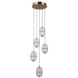  italux PND-34375-5-HBR - led luster na sajli alani 5xLED/5,6W/230V 3000K zlatna | Eponuda.com