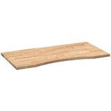 vidaXL Ploča za radni stol 100x50x2,5cm netretirane masivne hrastovine | shoptok.hr