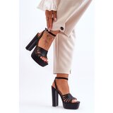 Boto Sandals On A High Heel Black Maya | Shoptok.si