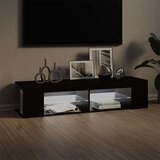 vidaXL TV ormarić s LED svjetlima crni 135 x 39 x 30 cm | shoptok.hr