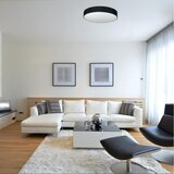  LED prigušiva plafonska lampa LED/50W/230V 3000-6500K crna +daljinski upravljač | Eponuda.com