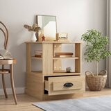  Bočni stolić boja hrasta sonome 50x50x60 cm konstruirano drvo | shoptok.hr