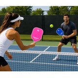 Pink and Blue Tennis Badminton Pickleball Racket Set | Shoptok.si
