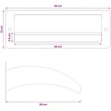  Vodopad za bazen s LED svjetlom Nehrđajući čelik 304 | shoptok.hr