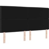 vidaXL Uzglavlje s uzglavljem Crna 180 cm Lažna koža - Crna 180 cm Visoki uzglavlje | shoptok.hr