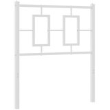 Maison Chic kovinsko posteljno vzglavje - vzglavna omarica - nočna omarica belo 80 cm, (21704519) Cene