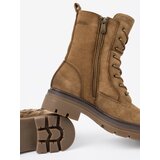 Shelvt Classic suede workers in a shade of brown | Shoptok.si