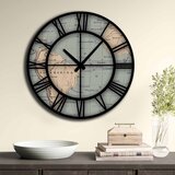 Opviq MDF Zidni sat 50cm Šareni Cene