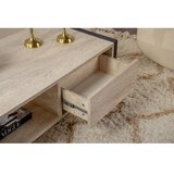 Hanah home sto za dnevnu sobu haldizen black travertine | ePonuda.com