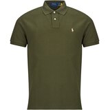 Polo Ralph Lauren Polo majice kratki rokavi POLO AJUSTE DROIT EN COTON BASIC MESH Kaki Cene