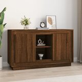 vidaXL Komoda rjav hrast 102x35x60 cm inženirski les Cene