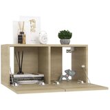 TV 10-dijelni set ormarića boja hrasta sonome od iverice | shoptok.hr