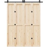 vidaXL Komplet opreme za drsna vrata 183 cm jeklo črne barve Cene