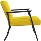  Fotelja Žuta 59 x 75 x 78 cm Baršun | shoptok.hr