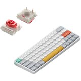 Nuphy Air60 V2 Brezžična Mehanska Tipkovnica Slim Ionic White Red Switch / Bluetooth / 2.4GHz, (22126180) Cene