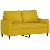  2-dijelni set sofa s jastucima žuti baršunasti | shoptok.hr