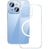 Baseus Crystal Transparent Magnetic Case and Tempered Glass komplet za iPhone 14 Plus, (20605113) | Shoptok.si