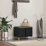  Haldna klop z blazino z vrati Črna Orehovina 60 x 38 x 46 cm, (5000155714) | Shoptok.si