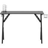 vidaXL Gaming miza z nogami Y-oblike črna 110x60x75 cm | Shoptok.si